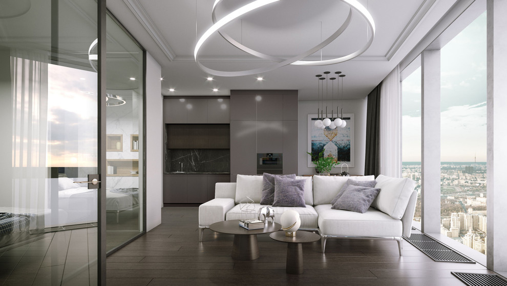 Гостиная Апартаменты в Москва-Сити