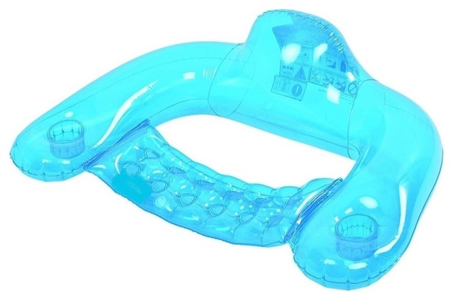 48 5 Blue Inflatable Swimming Pool Water Sofa Chair Float Lounger