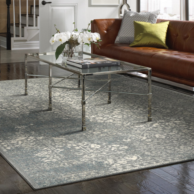 Karastan Euphoria Ayr Willow Grey Area Rug, 5' 3'' X 7' 10