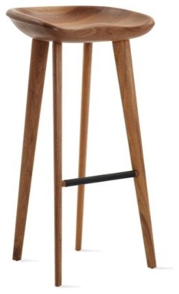 Tractor Barstool, Walnut mid-century-barhocker-und-barstuehle