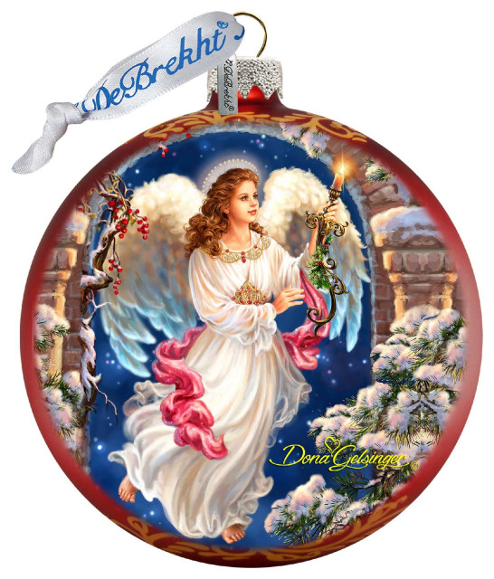 Angel in The Arch Glass Ornament Limited Edition