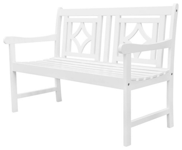 Bradley Outdoor 3Piece Wood Patio Rectangular Table Dining Set Beach Style Outdoor Dining