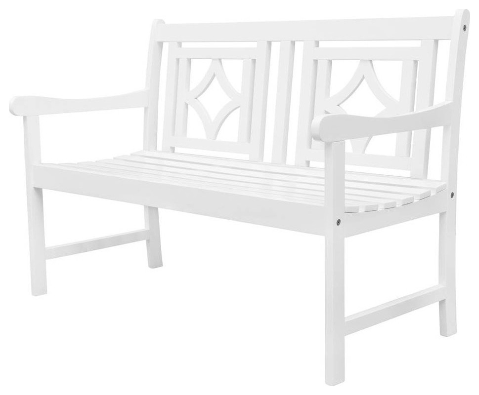 Bradley Outdoor 3Piece Wood Patio Rectangular Table Dining Set Beach