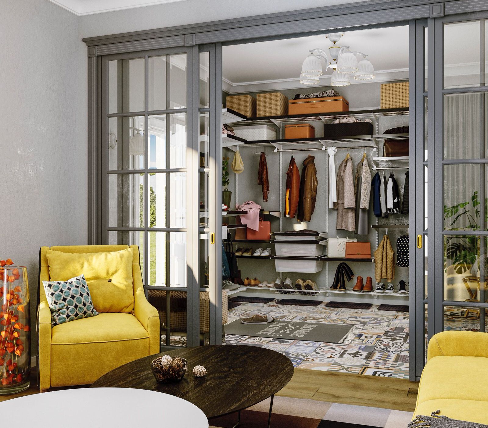 ПРИХОЖАЯ С ПЕРЕГОРОДКОЙ