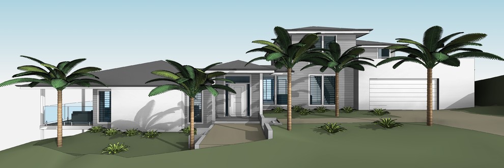 3d Cad Front of House Perspective