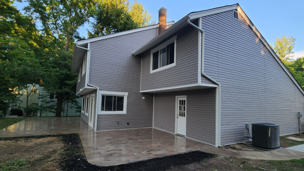 Exterior siding of the house