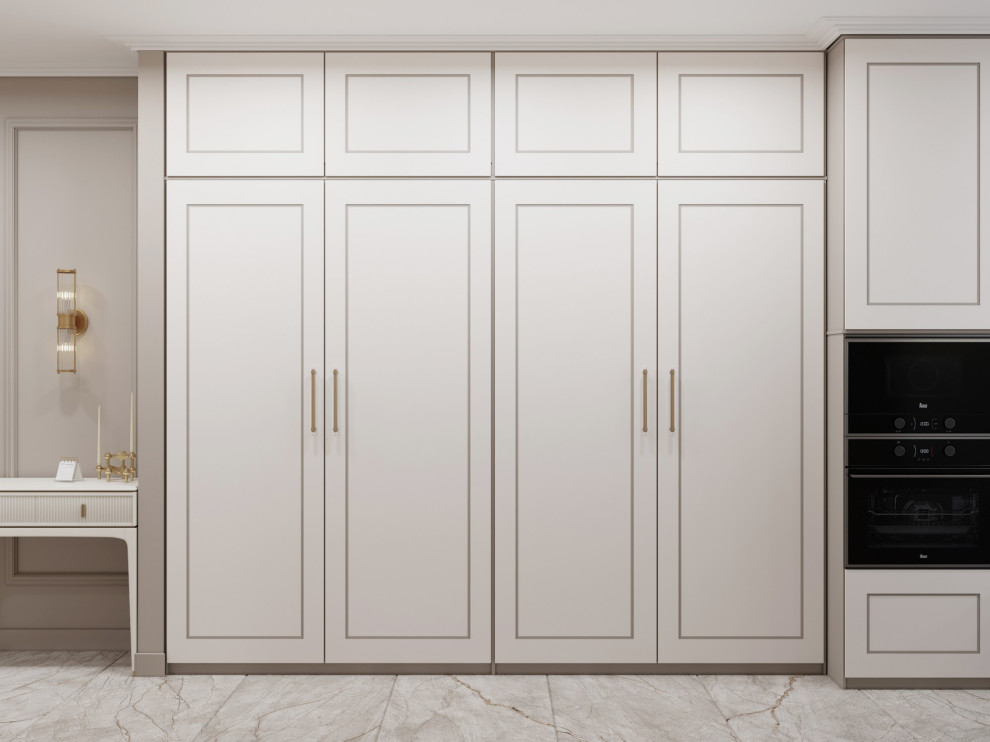 Коридор/холл в неоклассике по ул.Никулинская г.Москва