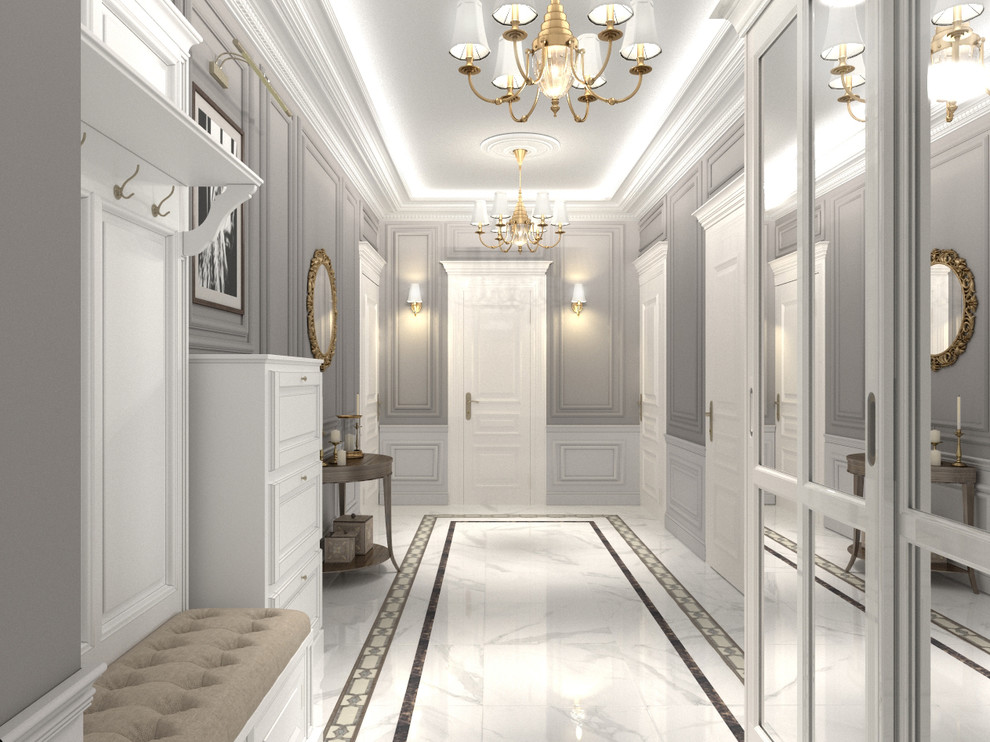 Холл 3х комнатной квартиры ЖК Триумф