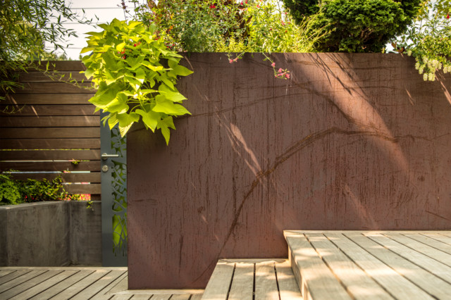 Urban Yard at the Seattle Box contemporary-terrace