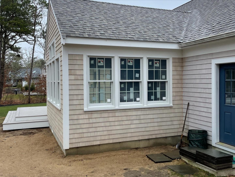 harwich 4 seasons room addition with deck