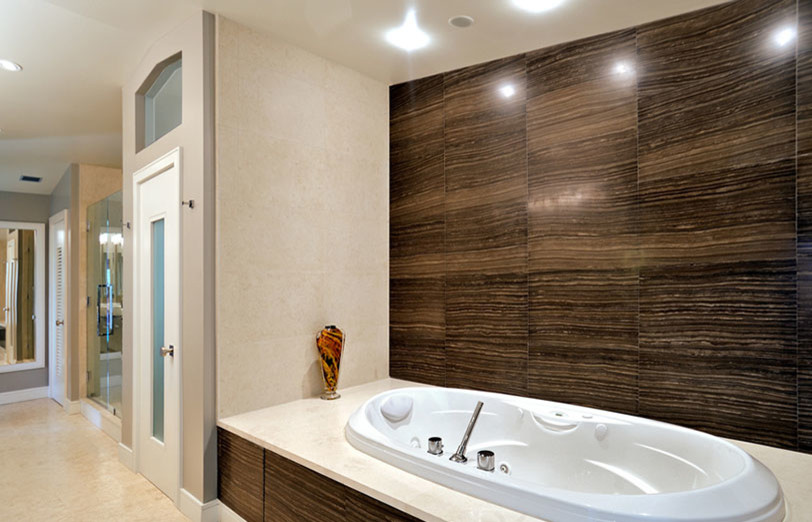 Inspiration for a large contemporary bathroom in Miami.
