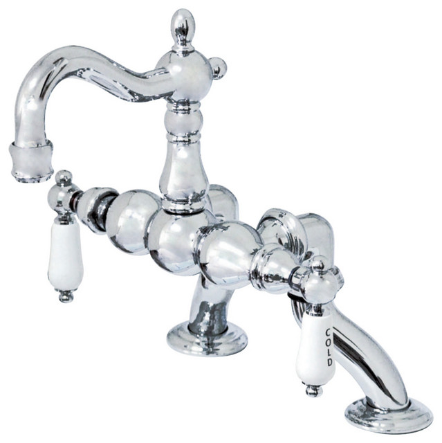 Kingston Brass CC2004T1 Vintage Clawfoot Tub Faucet, Polished Chrome