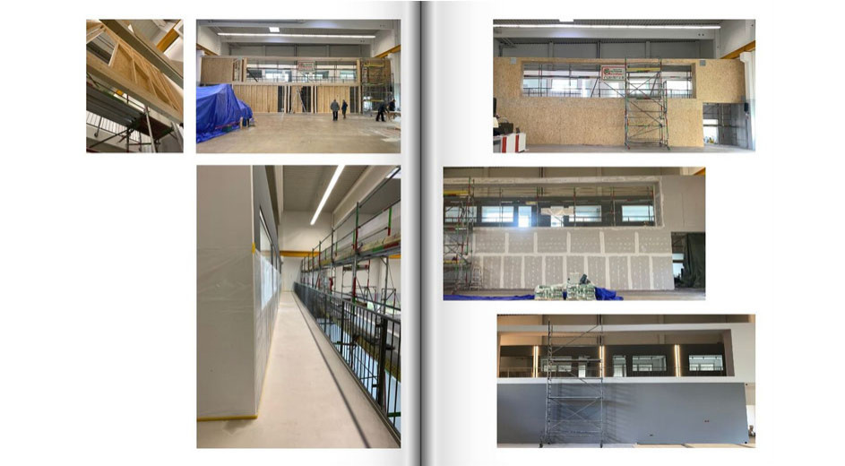 Bobst Campus Showroom Office Büro Planung Präsentation Umplanung Modernisierung Ausstellung Interior Design NRW Krefeld Meerbusch Architektur Innenarchitektur Gestaltung 3D Akustik Beleuchtung