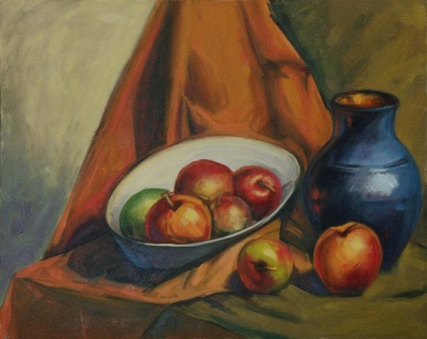 "Apples, Apples" Original Art by Konnie Kim
