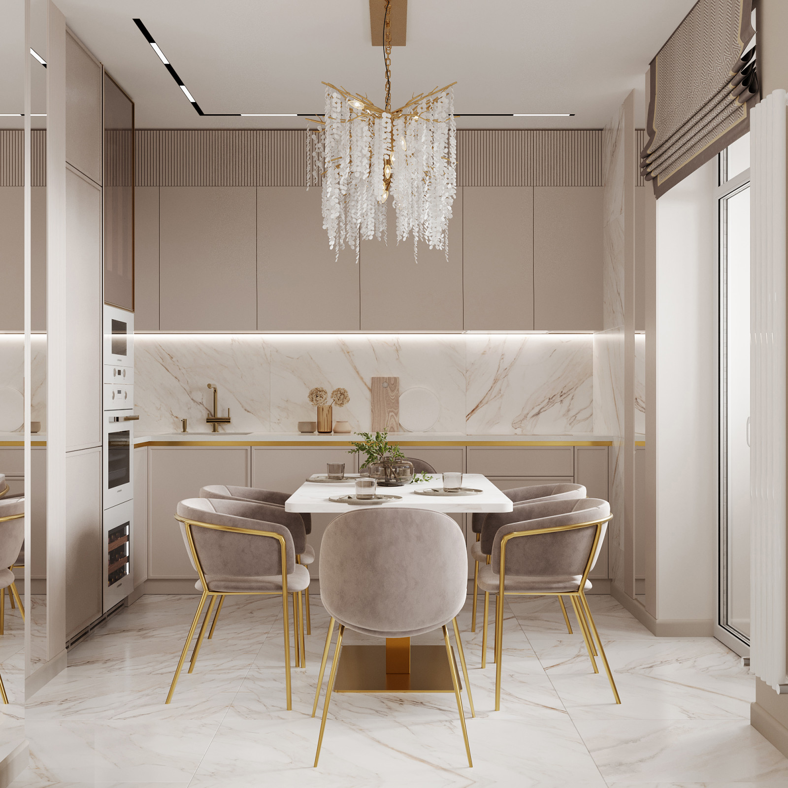 Дизайн квартиры в классическом стиле