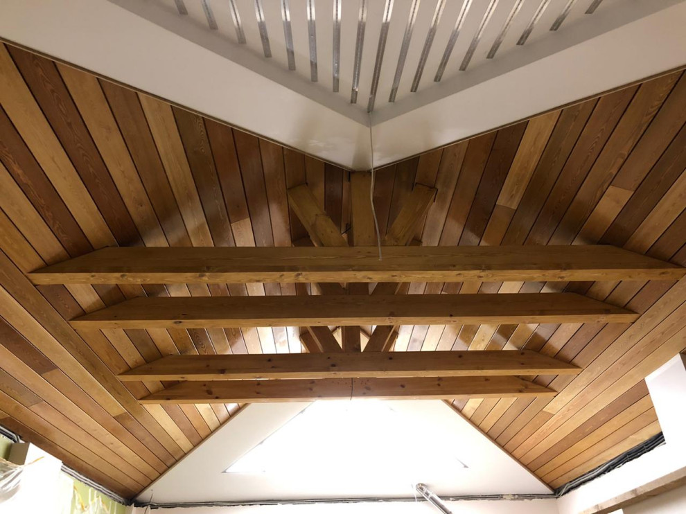 Отделка потолка в Ельдигино