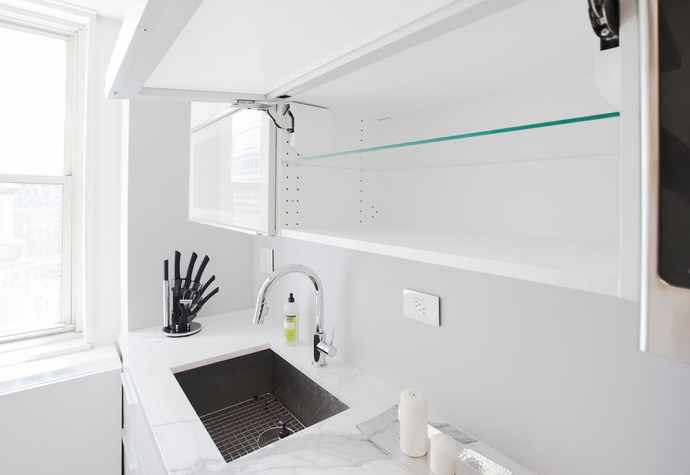 Kitchen - contemporary kitchen idea in New York