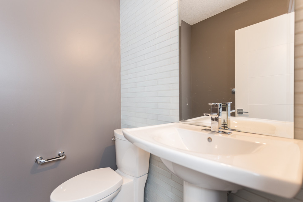 Home design - transitional home design idea in Edmonton