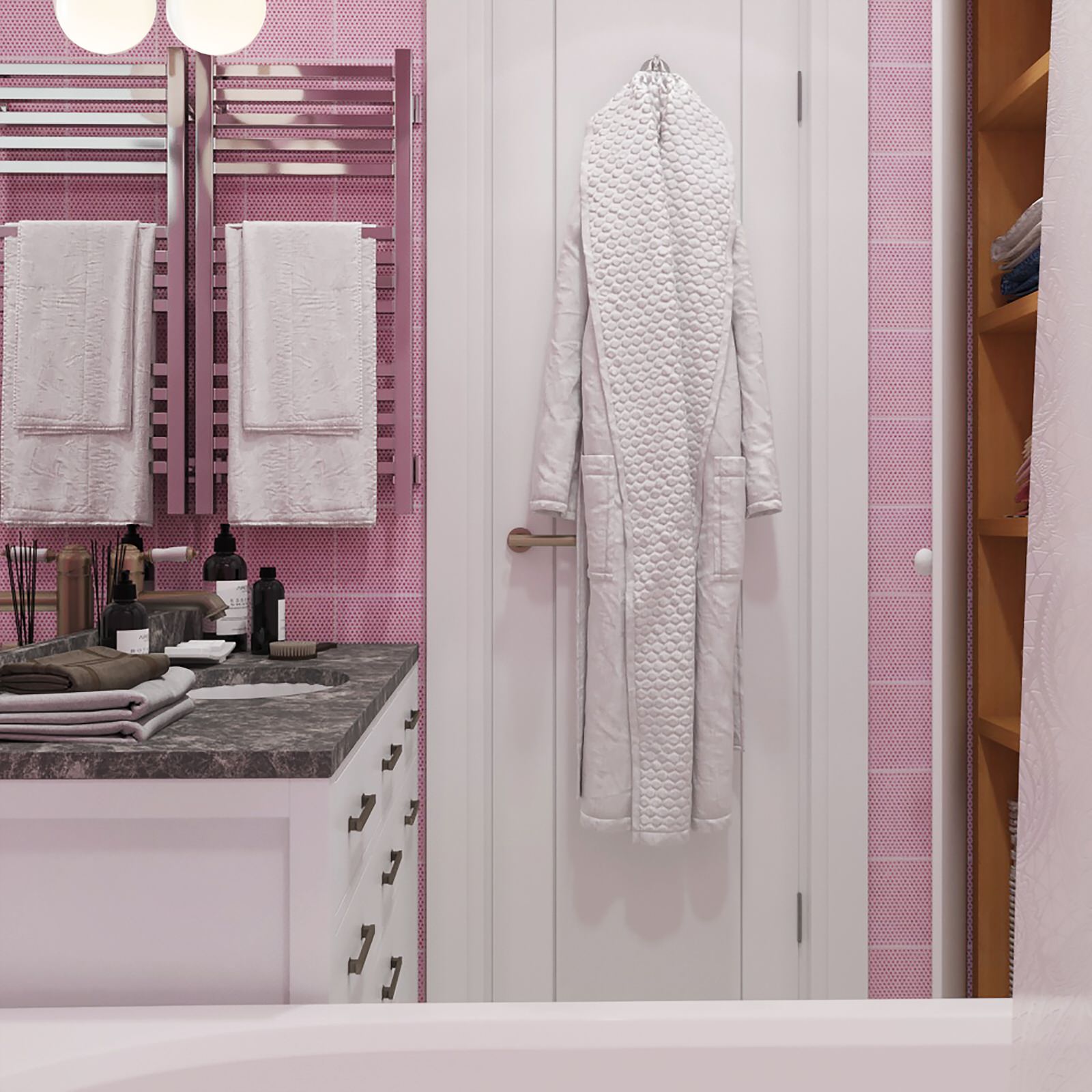 В розовом цвете