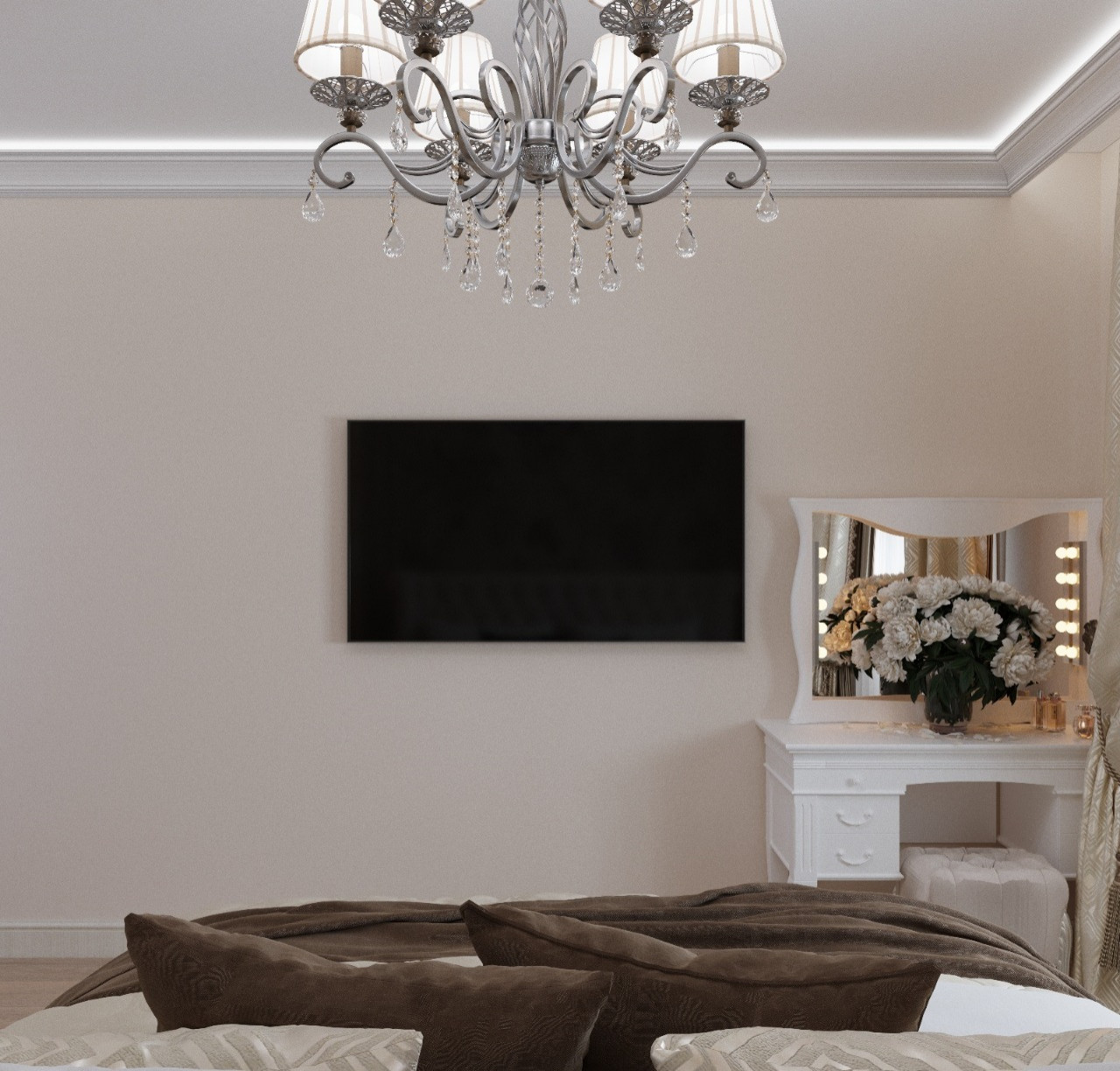 Спальня в стиле ар-деко