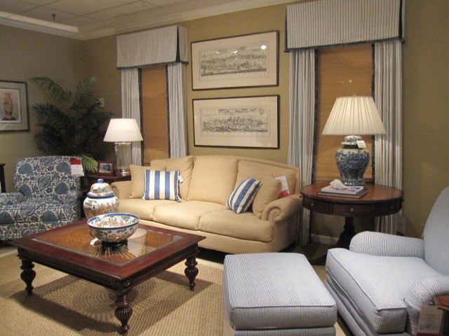 traditional ethan allen living room
