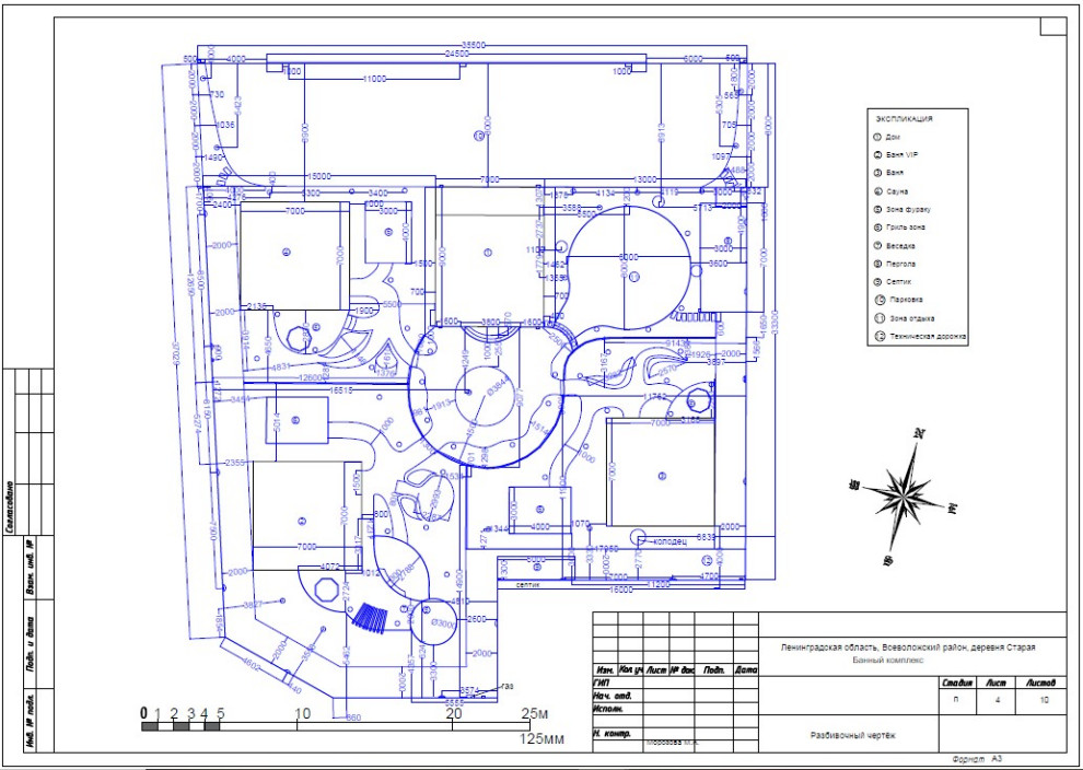 Деревня Старая. Банный комплекс