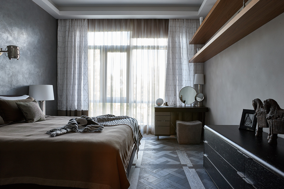 Интерьер спальни в стиле модерн