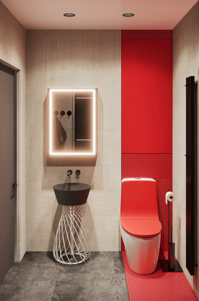 Необычная квартира с цветными радиаторами