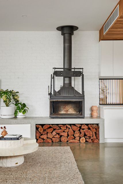 Central Residence contemporary-vardagsrum