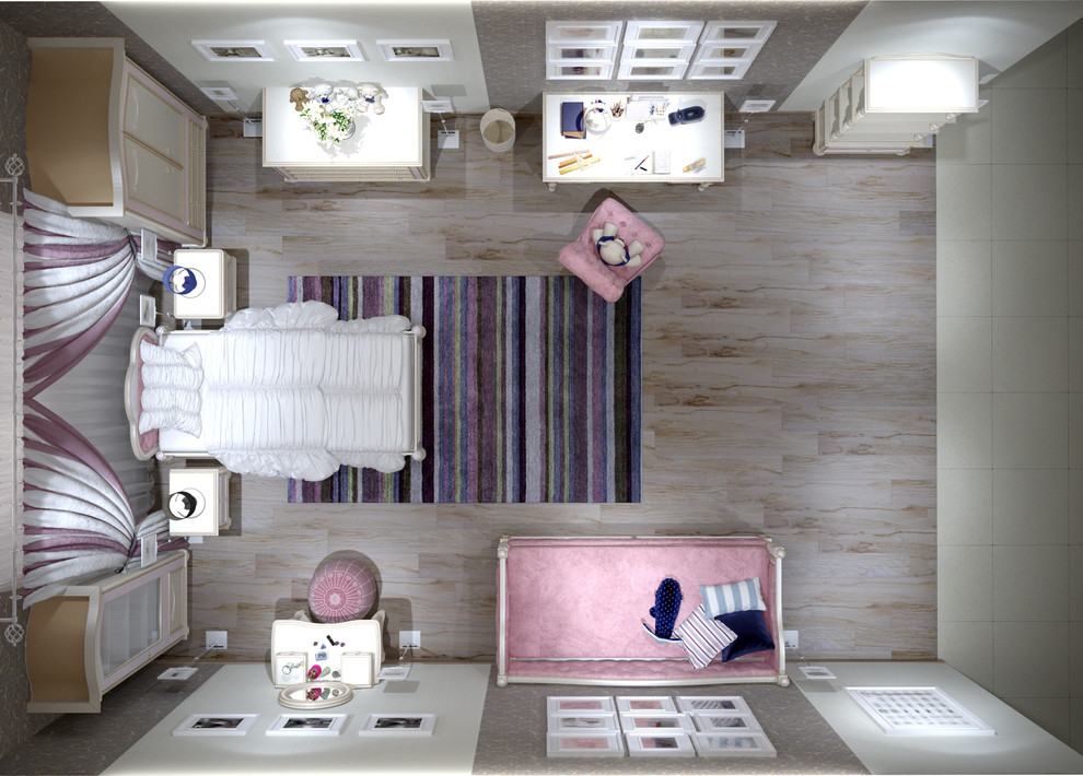 Шикарная детская комната для маленькой принцессы в итальянском стиле от Cristel.