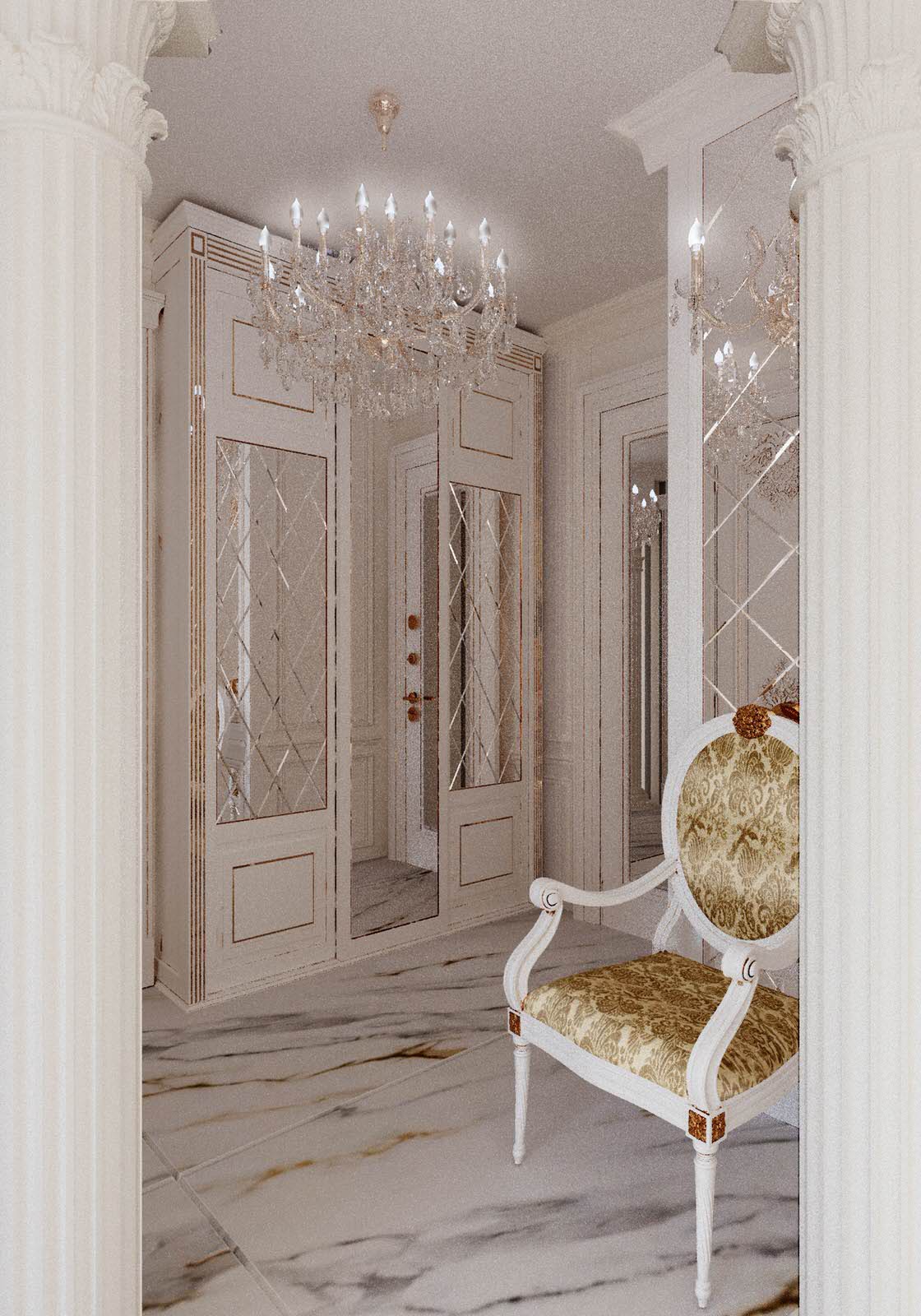 Дизайн-проект двухкомнатной квартиры площадью 70 кв.м