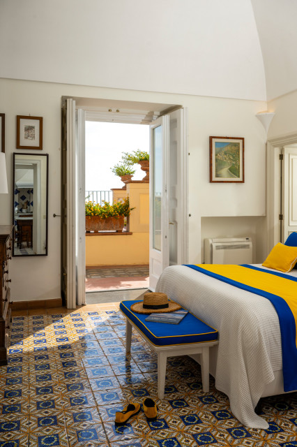 Casa Merc&egrave; Positano - Camera da Letto mediterranean-bedroom