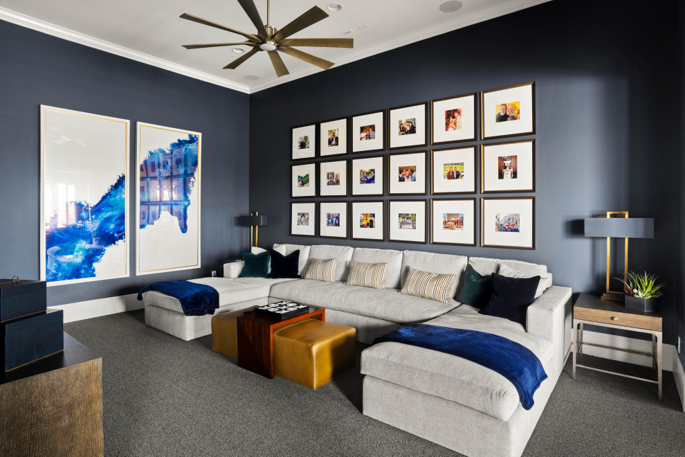 Scottsdale House Remodel RT - Transitional - Home Theater - Phoenix ...