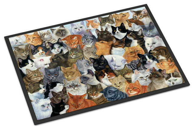 Cats Galore Indoor/Outdoor Mat, 18"x27"