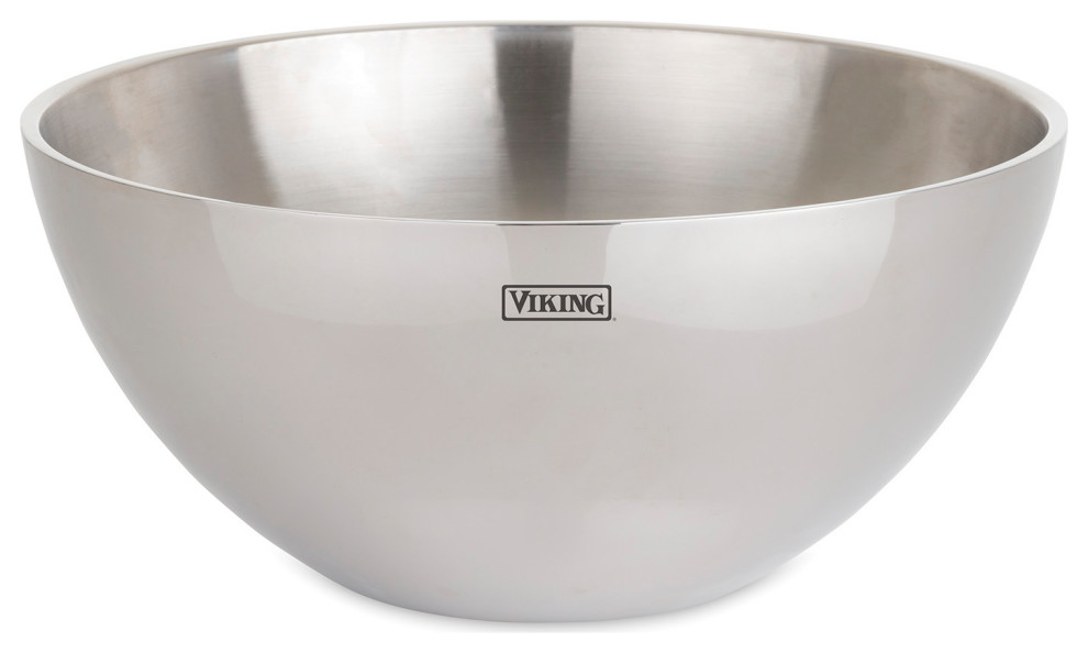 Viking 17" Double Wall Stainless Steel Thermal Beverage/Serving Bowl