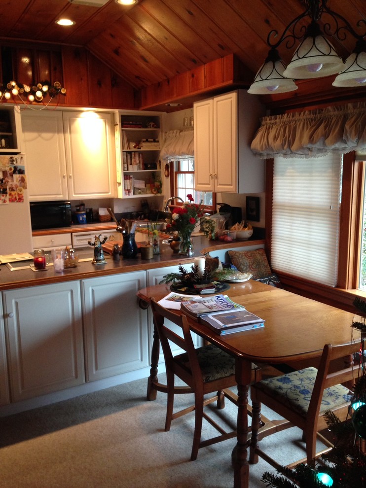 Before Photos: Harrisburg Kitchen with Plenty of Extra Storage, as well as Seati