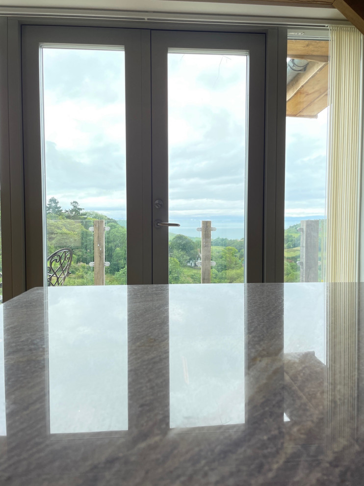 Sea view from kitchen island