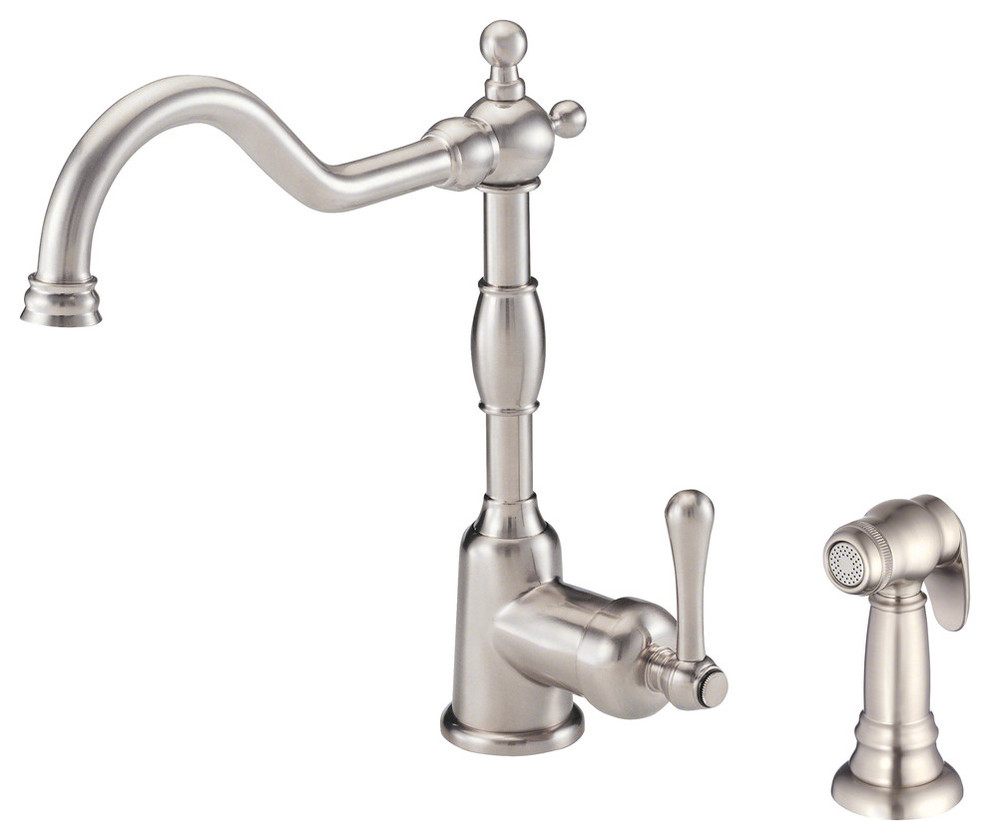 Gerber Opulence Single Hole 2 Kitchen Faucet, D401157 Traditional