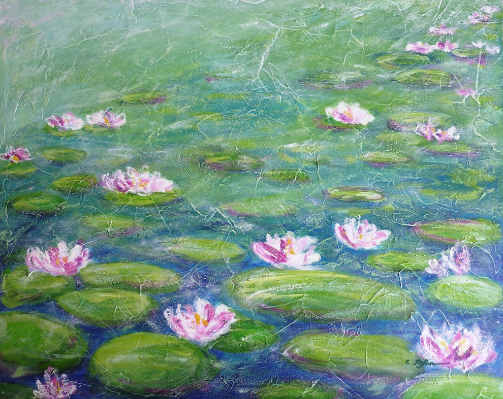"Water Lilies" Original Art