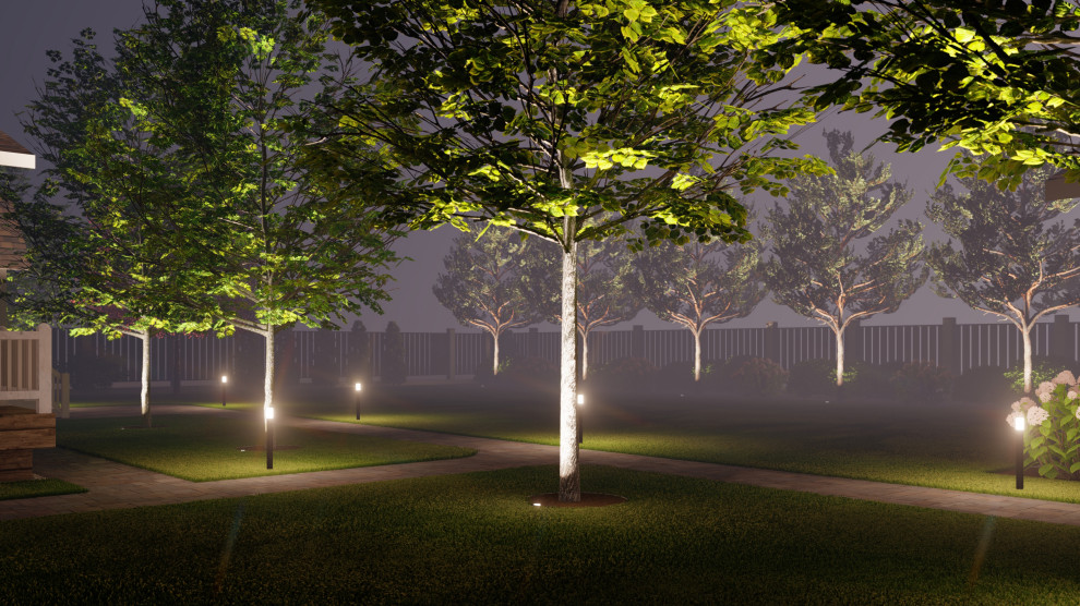 Освещение на участке