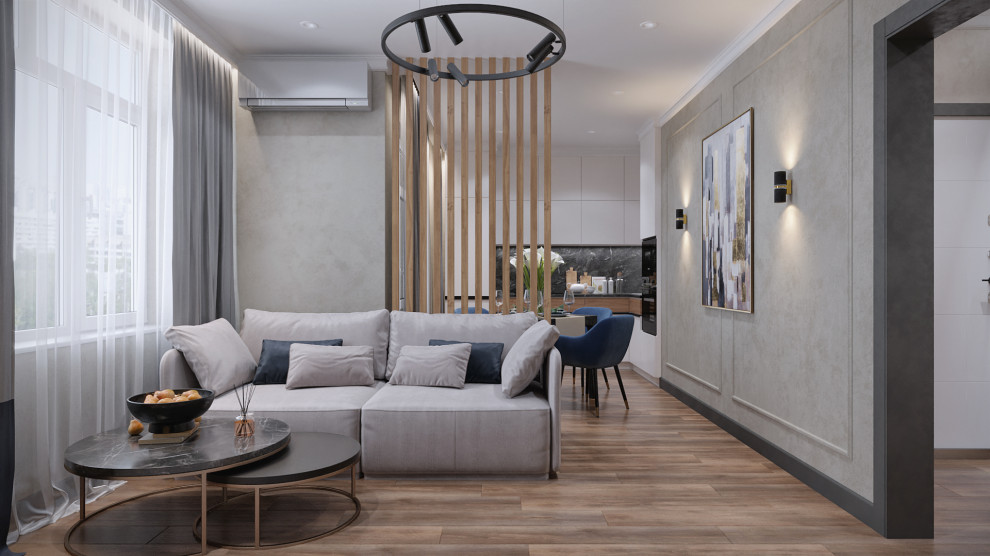 Кухня-гостиная в современном стиле