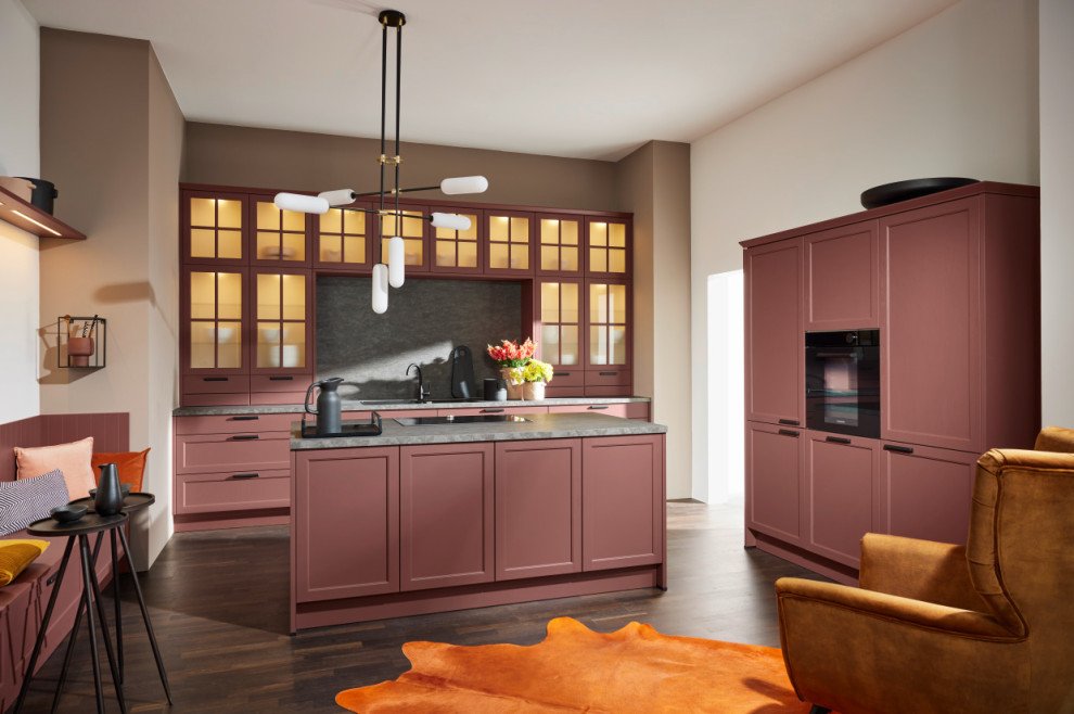 Lugano Lack - Hennarot softmatt