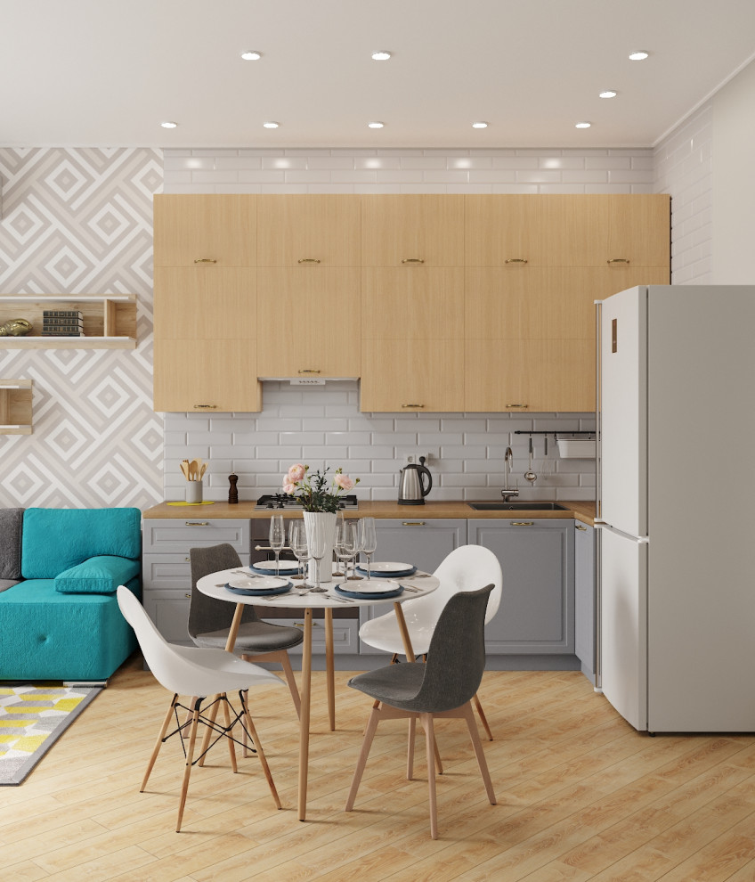 Визуализация кухни-гостиной