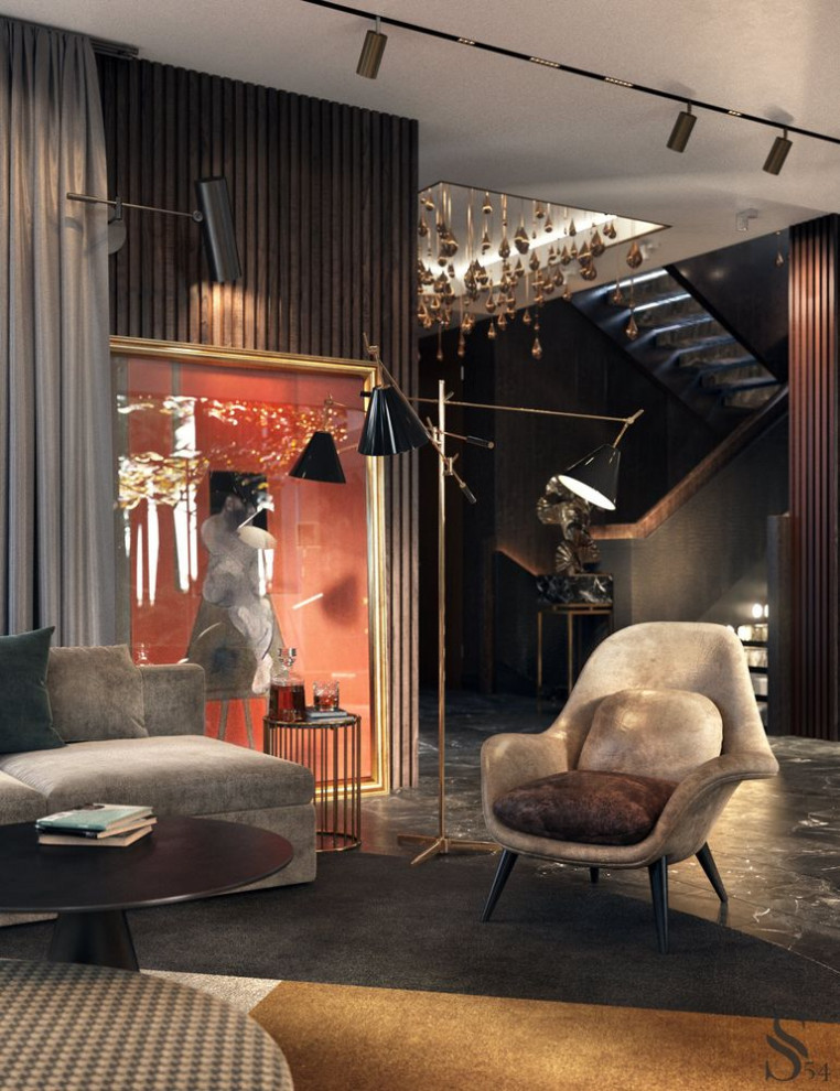 Реечные настенные панели из массива дерева