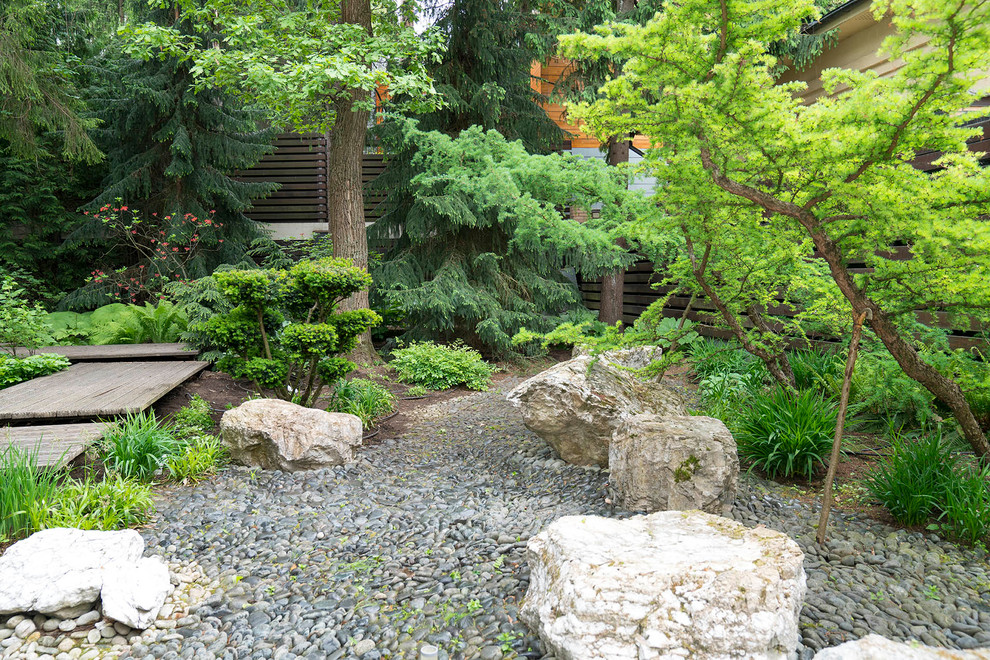 Сад с японским характером в КП  "Ландшафт", Усово 2010 г