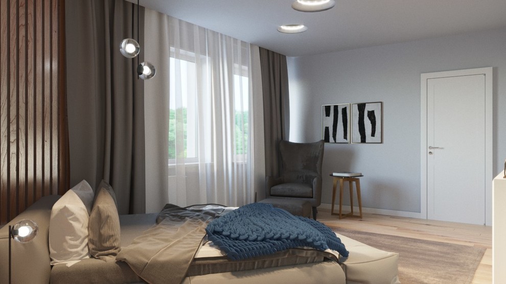 3D Визуализация спальни Визуализатор Александр Антонов Дизайнер Марина Иванова