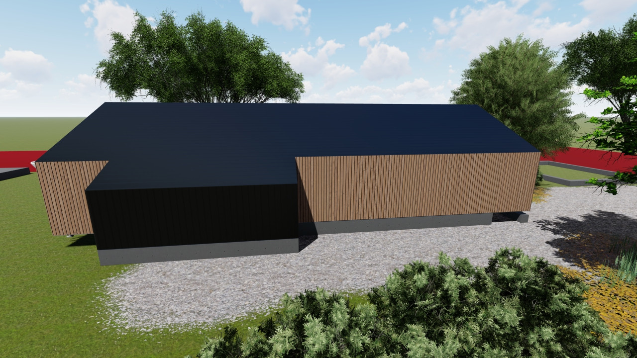 Дом у березы