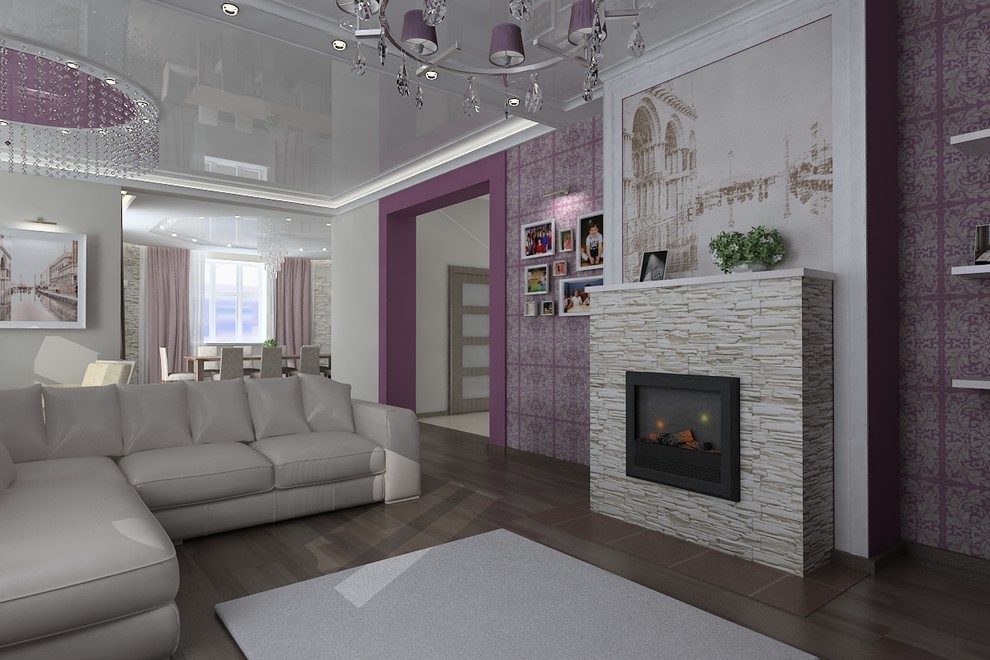 Гостиная в жилом доме