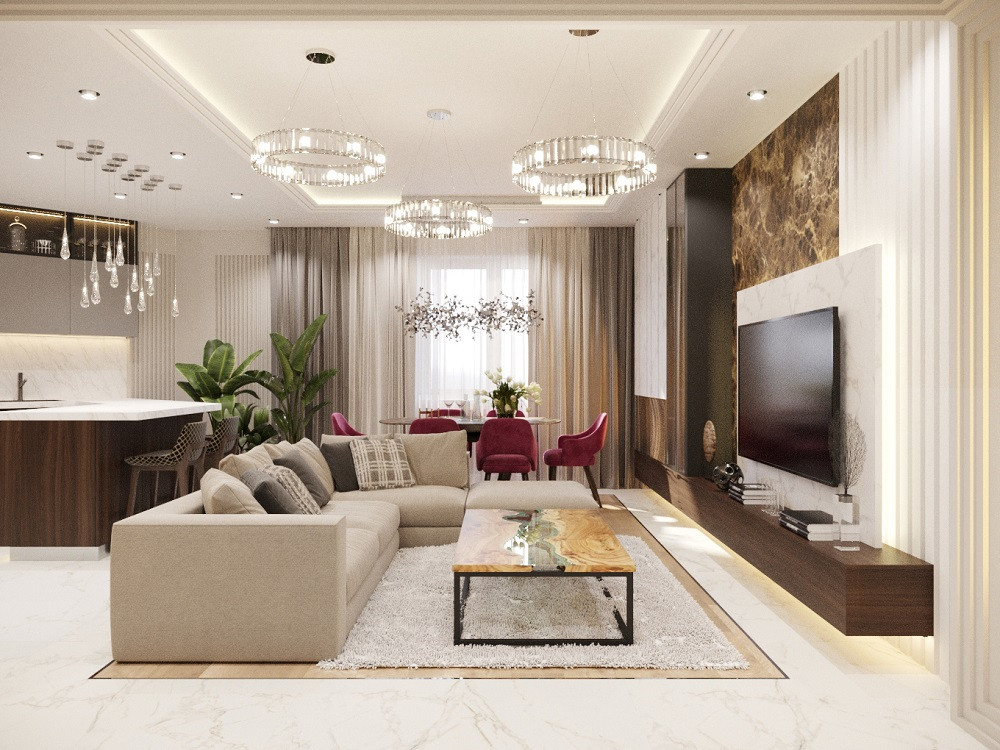 Дизайн-проект двухуровневой квартиры в Севастополе