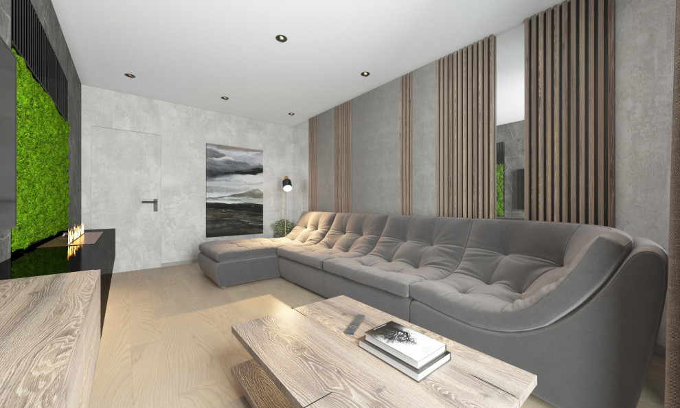 Дизайн двухуровневой квартиры в современном стиле